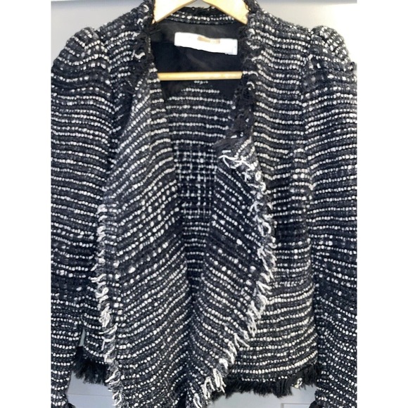 IRO Diana Tweed Jacket Subtle Frye Under Left Armpit. See Photo Size 36 US8 - Picture 5 of 9